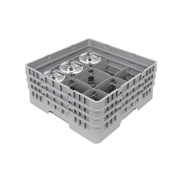 9 Compartment Glass Rack high quality