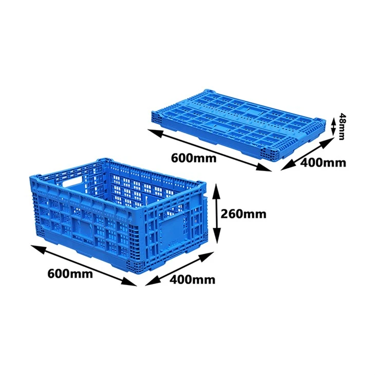 Ventilated PP Stacking Vegetables Collapsible Plastic Crate suppliers